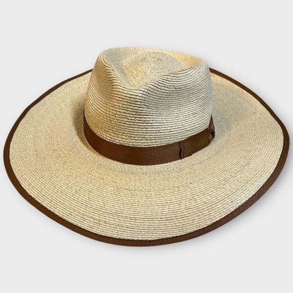 Brixton Straw Rancher Hat Natural Brown Band XS 6 3/4 54cm main image 4